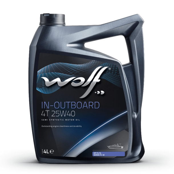 Wolf In-Outboard 4T 25W-40